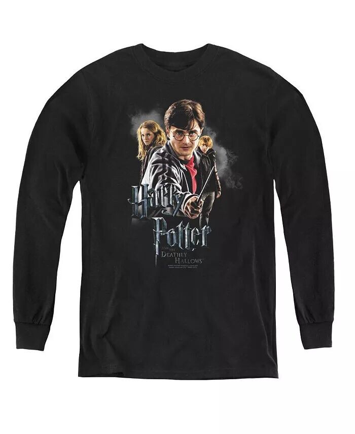 Мальчики Молодежь Deathly Hollows Cast Длинные рукава Толстовка Harry Potter, черный
Мальчики Молодежь Deathly Hollows Cast Длинные рукава Толстовка Harry Potter, черный
