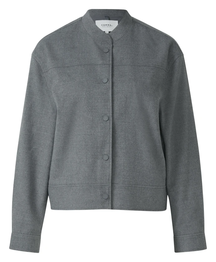 Студенческая куртка свободного кроя Comma, серый
Студенческая куртка свободного кроя Comma, серый