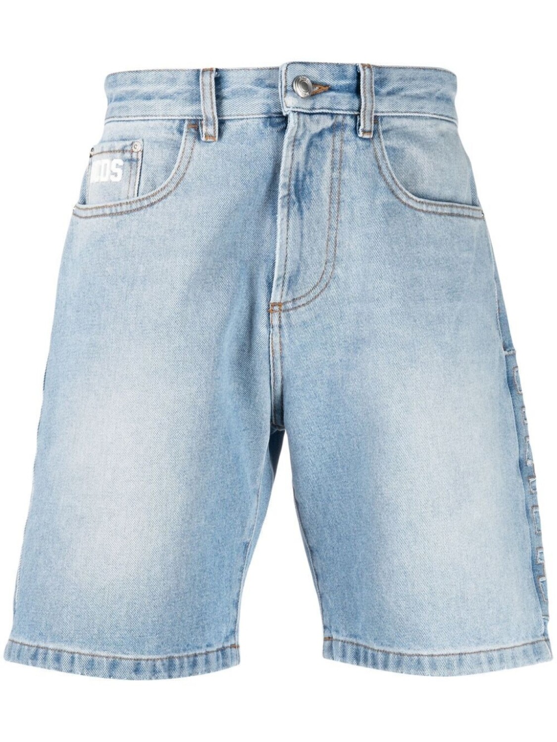 Gcds джинсовые шорты с нашивкой-логотипом, синий
Gcds джинсовые шорты с нашивкой-логотипом, синий
