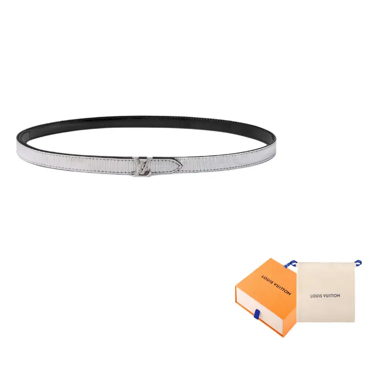 LOUIS VUITTON Кожаный ремень Women's Silver/Black 1,5 см
LOUIS VUITTON Кожаный ремень Women's Silver/Black 1,5 см