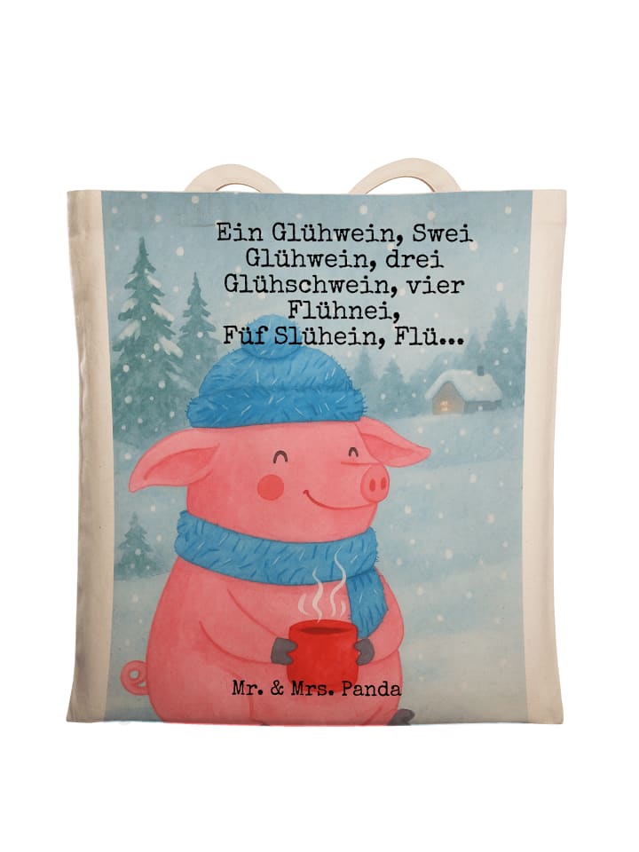 Mr. & Mrs. Panda Сумка-шоппер с изображением поросенка, глинтвейна и надписью белого цвета
Mr. & Mrs. Panda Сумка-шоппер с изображением поросенка, глинтвейна и надписью белого цвета