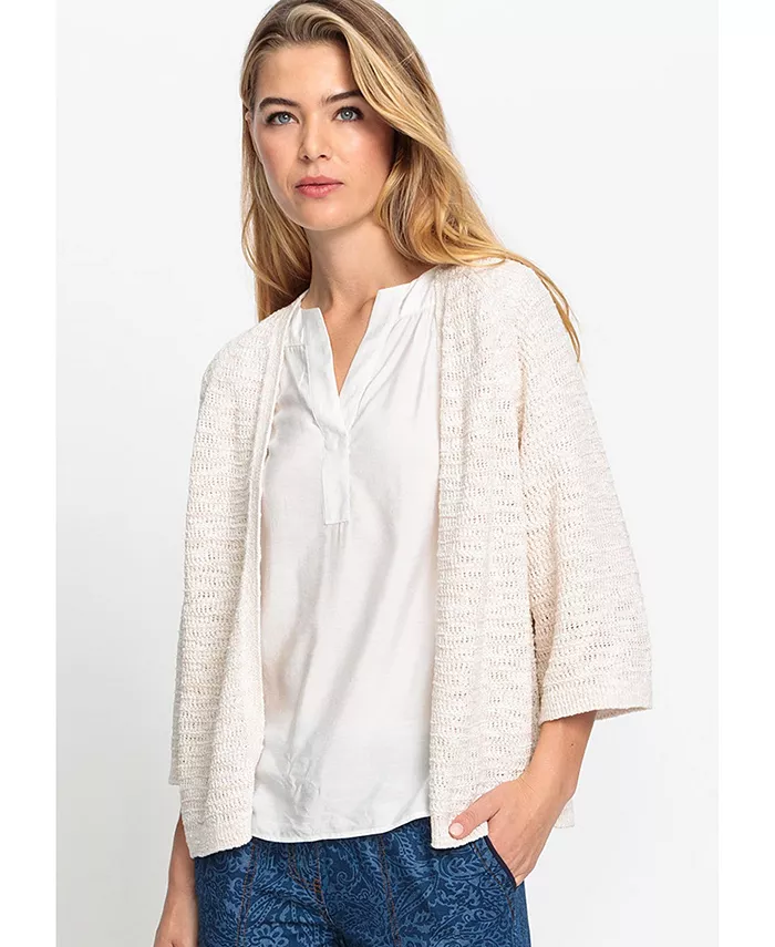 Женский свободный кардиган с рукавами 3/4 Olsen, коричневый/бежевый
Женский свободный кардиган с рукавами 3/4 Olsen, коричневый/бежевый