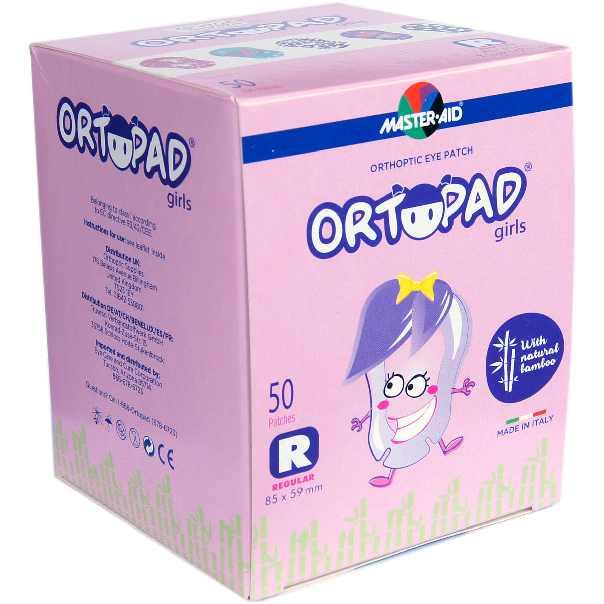 Ortopad Большие узоры для девочек Обычные патчи для глаз 50 шт Inna Marka
Ortopad Большие узоры для девочек Обычные патчи для глаз 50 шт Inna Marka