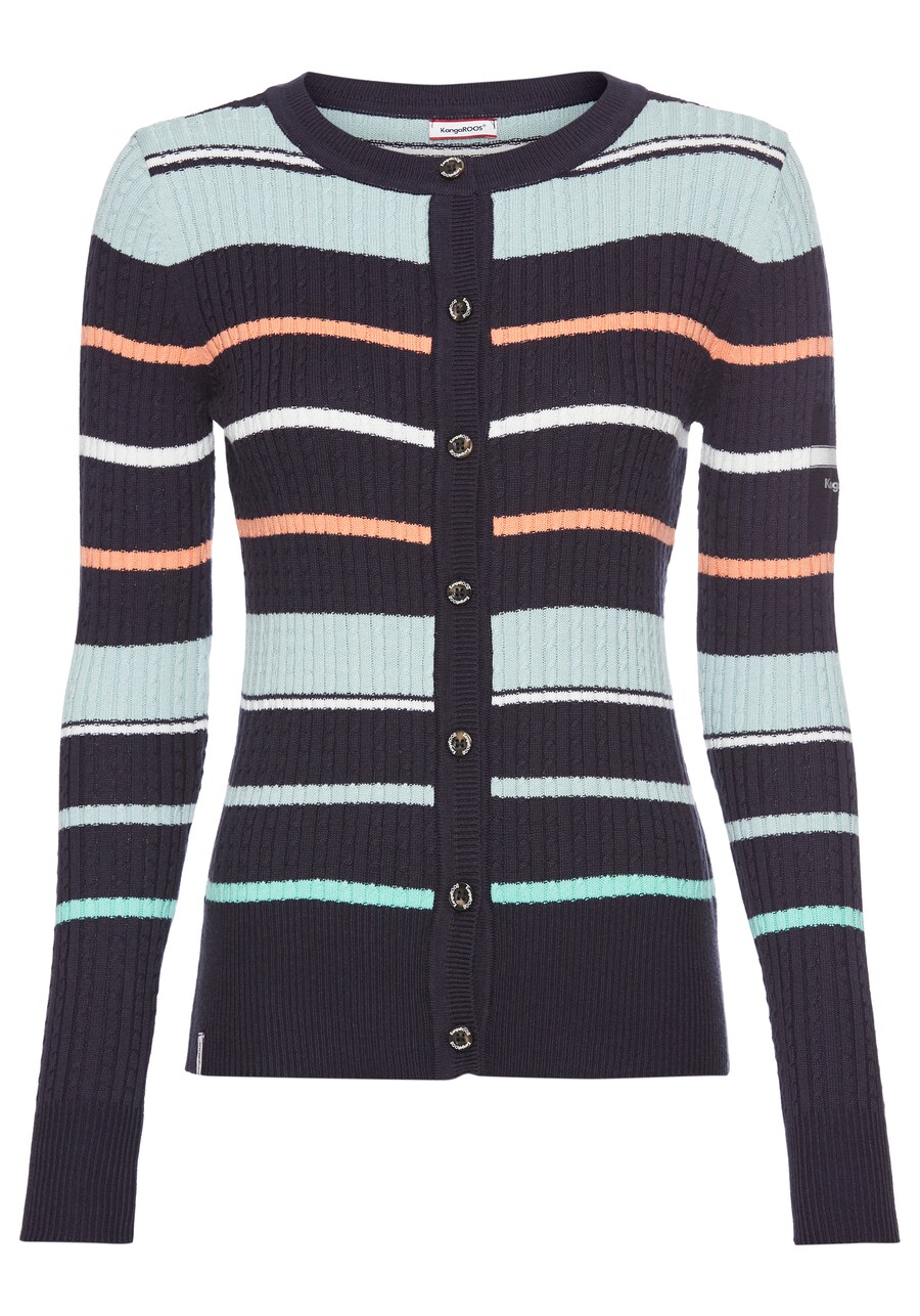Вязаный кардиган KangaROOS, цвет marine blue/Light blue
Вязаный кардиган KangaROOS, цвет marine blue/Light blue