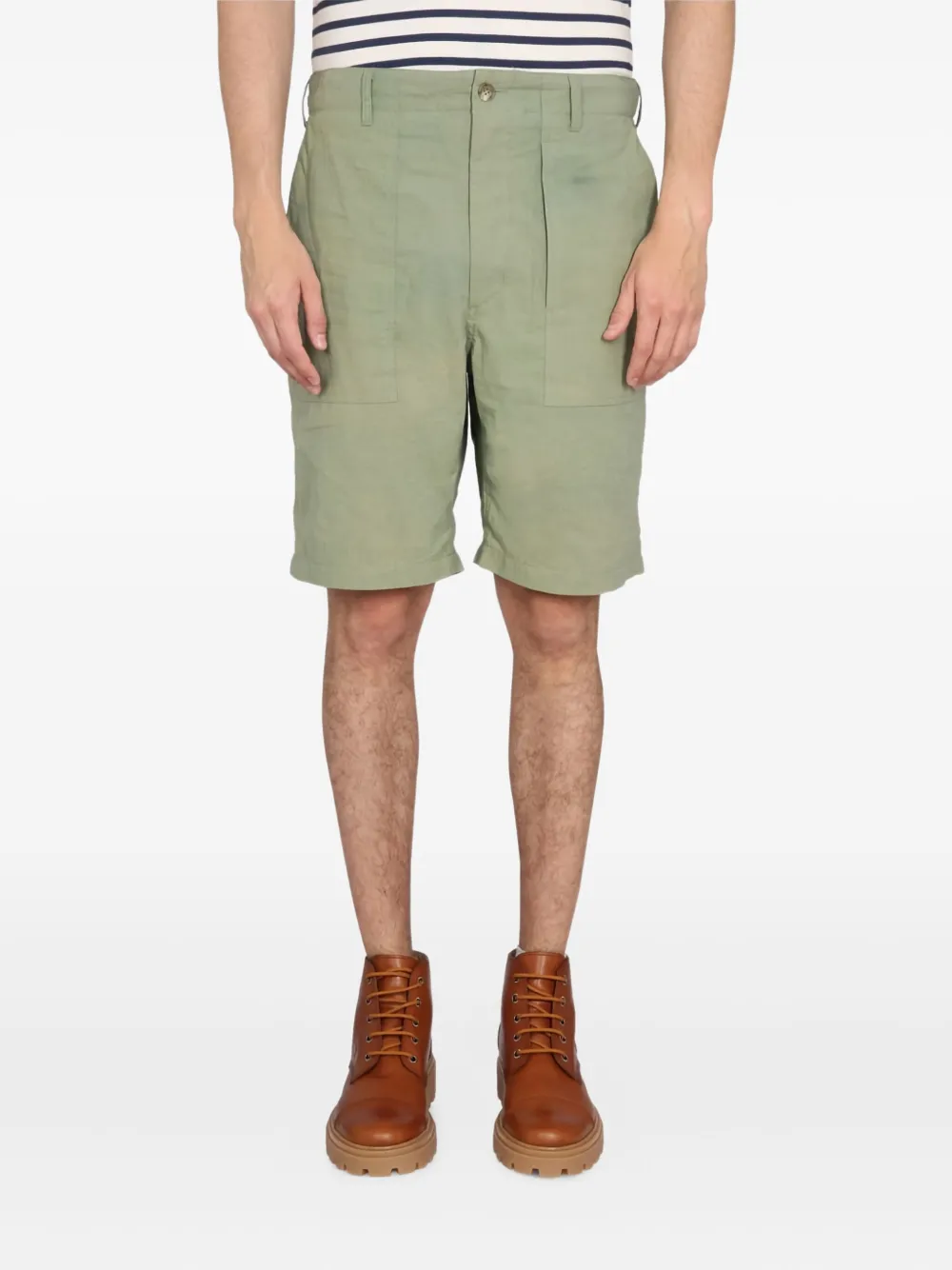 Хлопковые шорты Engineered Garments, зеленый
Хлопковые шорты Engineered Garments, зеленый