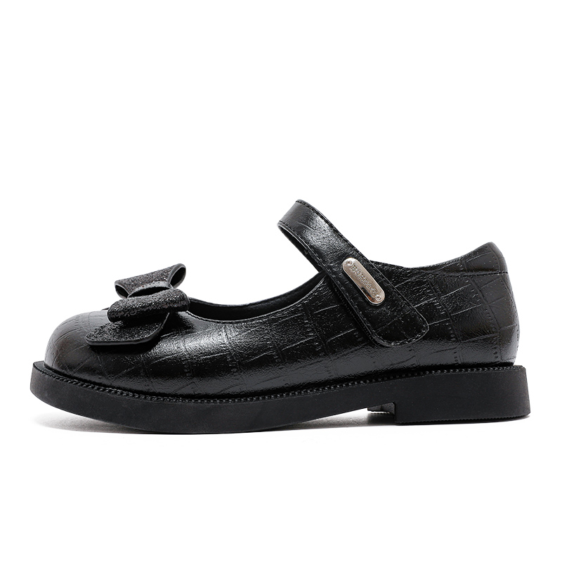 Детские кожаные туфли с низким верхом для поддержки детей BOBDOG, черный
Детские кожаные туфли с низким верхом для поддержки детей BOBDOG, черный