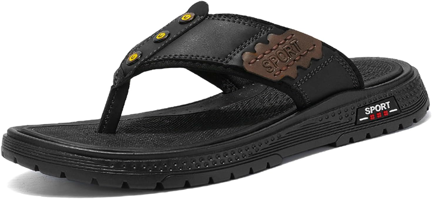 Мужские шлепанцы MXTSH, сандалии с кожаным ремешком на пальце, повседневные домашние сандалии для мужчин, черный
Мужские шлепанцы MXTSH, сандалии с кожаным ремешком на пальце, повседневные домашние сандалии для мужчин, черный