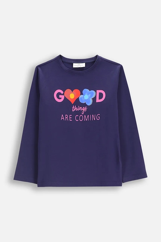 Детский лонгслив Coccodrillo, темно-синий
Детский лонгслив Coccodrillo, темно-синий