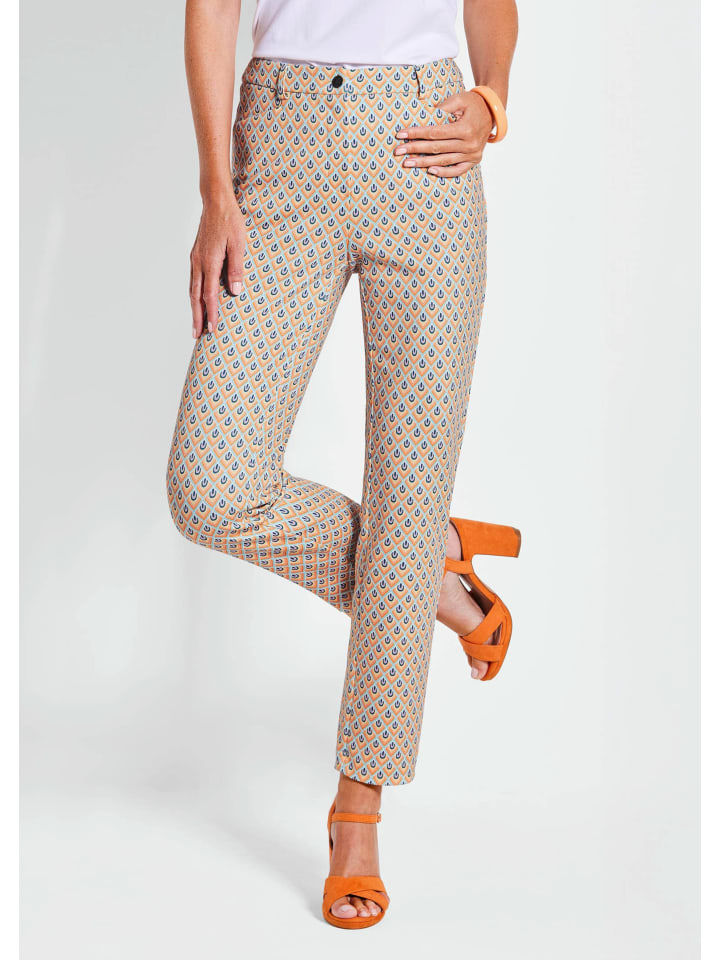 Тканевые брюки GOLDNER, цвет bunt/gemustert
Тканевые брюки GOLDNER, цвет bunt/gemustert