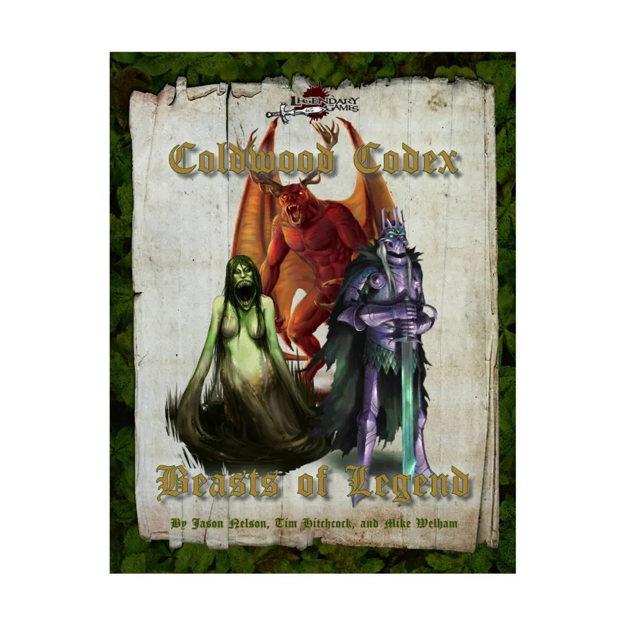 Beasts of Legend - Coldwood Codex, Pathfinder 2nd Edition (Legendary Games), мягкая обложка
Beasts of Legend - Coldwood Codex, Pathfinder 2nd Edition (Legendary Games), мягкая обложка