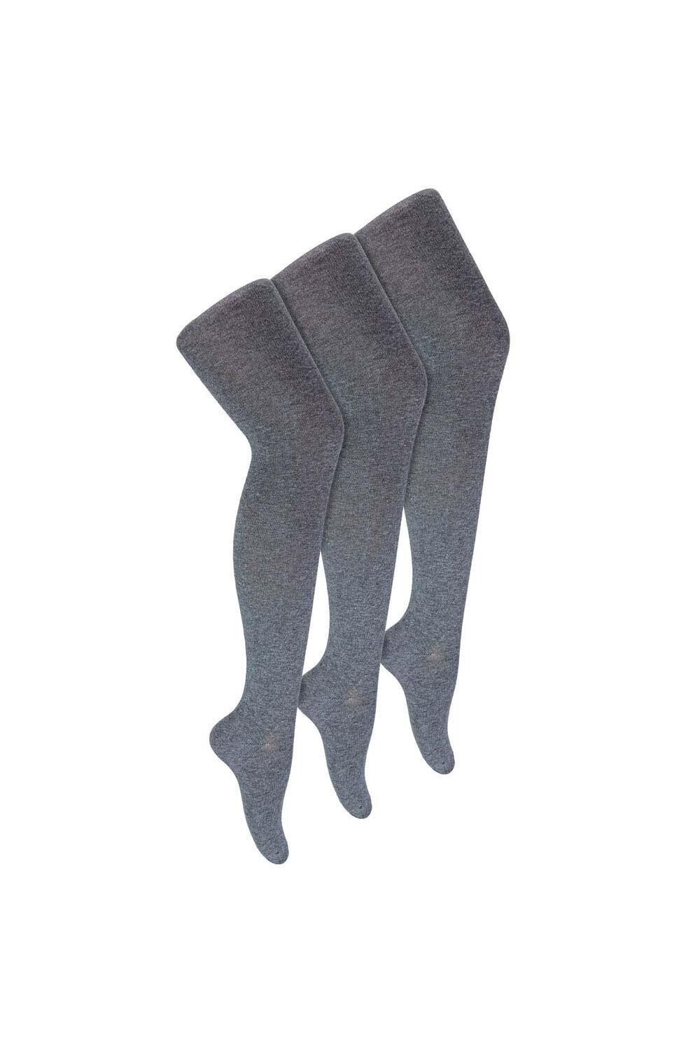 3 пары супермягких однотонных непрозрачных школьных колготок с насыщенным содержанием хлопка Sock Snob, серый
3 пары супермягких однотонных непрозрачных школьных колготок с насыщенным содержанием хлопка Sock Snob, серый