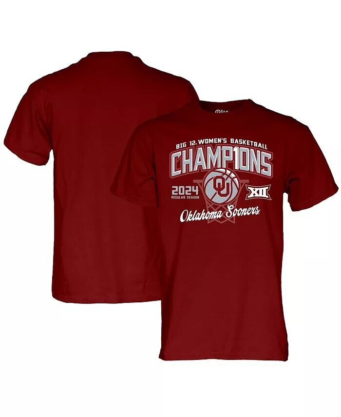 Футболка мужская и женская Crimson Oklahoma Sooners 2024 Big 12 Womens Basketball Regular Season Champions Blue 84
Футболка мужская и женская Crimson Oklahoma Sooners 2024 Big 12 Womens Basketball Regular Season Champions Blue 84