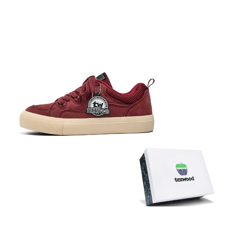 TEXWOOD Сбалансированные легкие дышащие низкие скейтбордские кроссовки мужские Box - красные, цвет Red
TEXWOOD Сбалансированные легкие дышащие низкие скейтбордские кроссовки мужские Box - красные, цвет Red