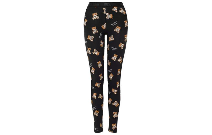 Женские леггинсы черные MOSCHINO 
Женские леггинсы черные MOSCHINO