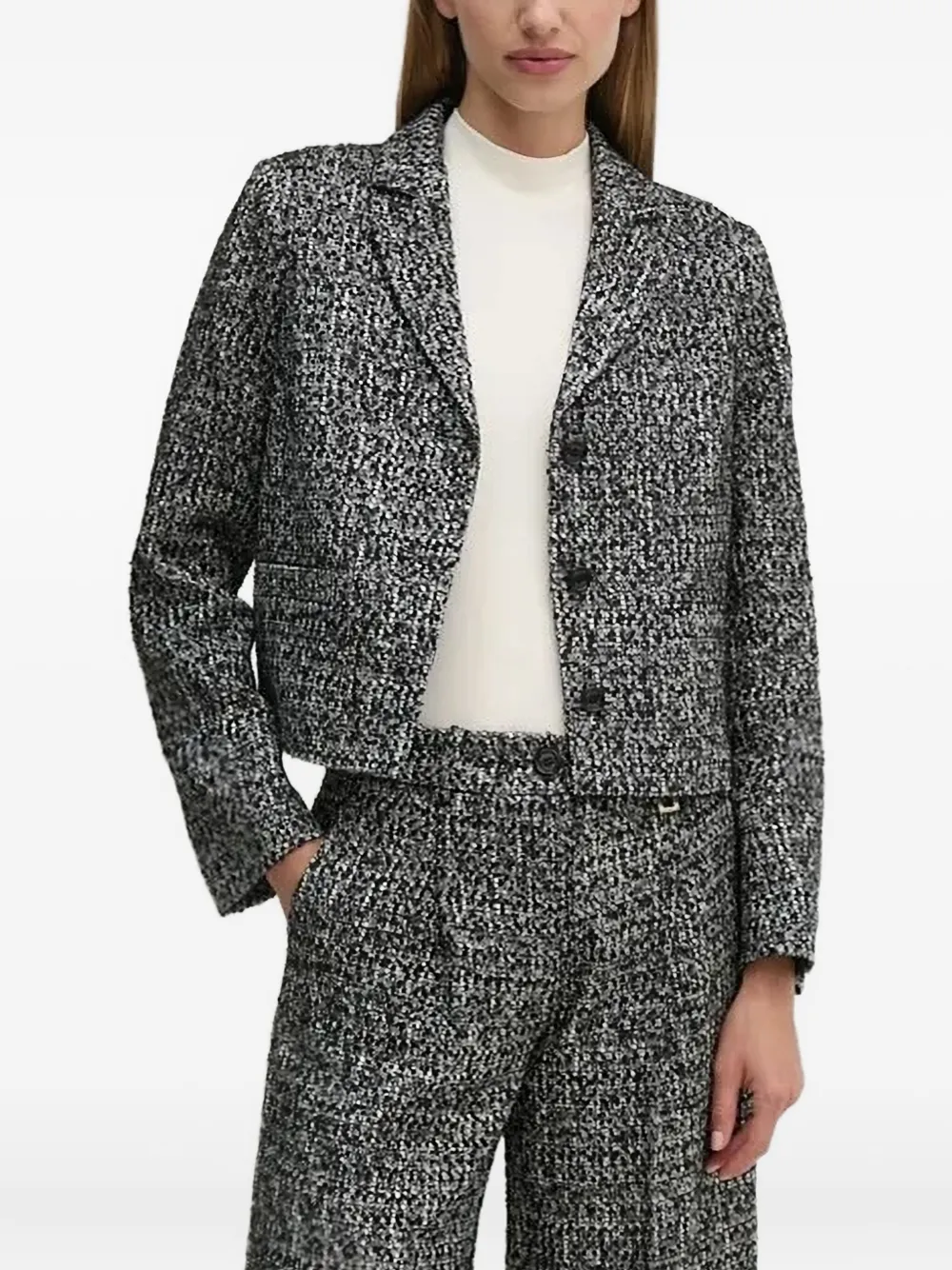 Твидовый жакет с заостренными лацканами Joop!, черный
Твидовый жакет с заостренными лацканами Joop!, черный