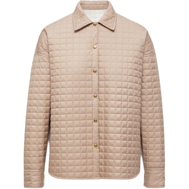 Куртка-рубашка с логотипом и стеганой отделкой Moncler, бежевый
Куртка-рубашка с логотипом и стеганой отделкой Moncler, бежевый