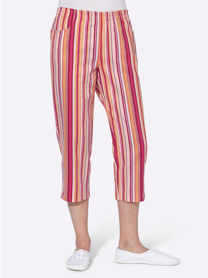 WITT WEIDEN Брюки-капри в абрикосовую и красную полоску
WITT WEIDEN Брюки-капри в абрикосовую и красную полоску