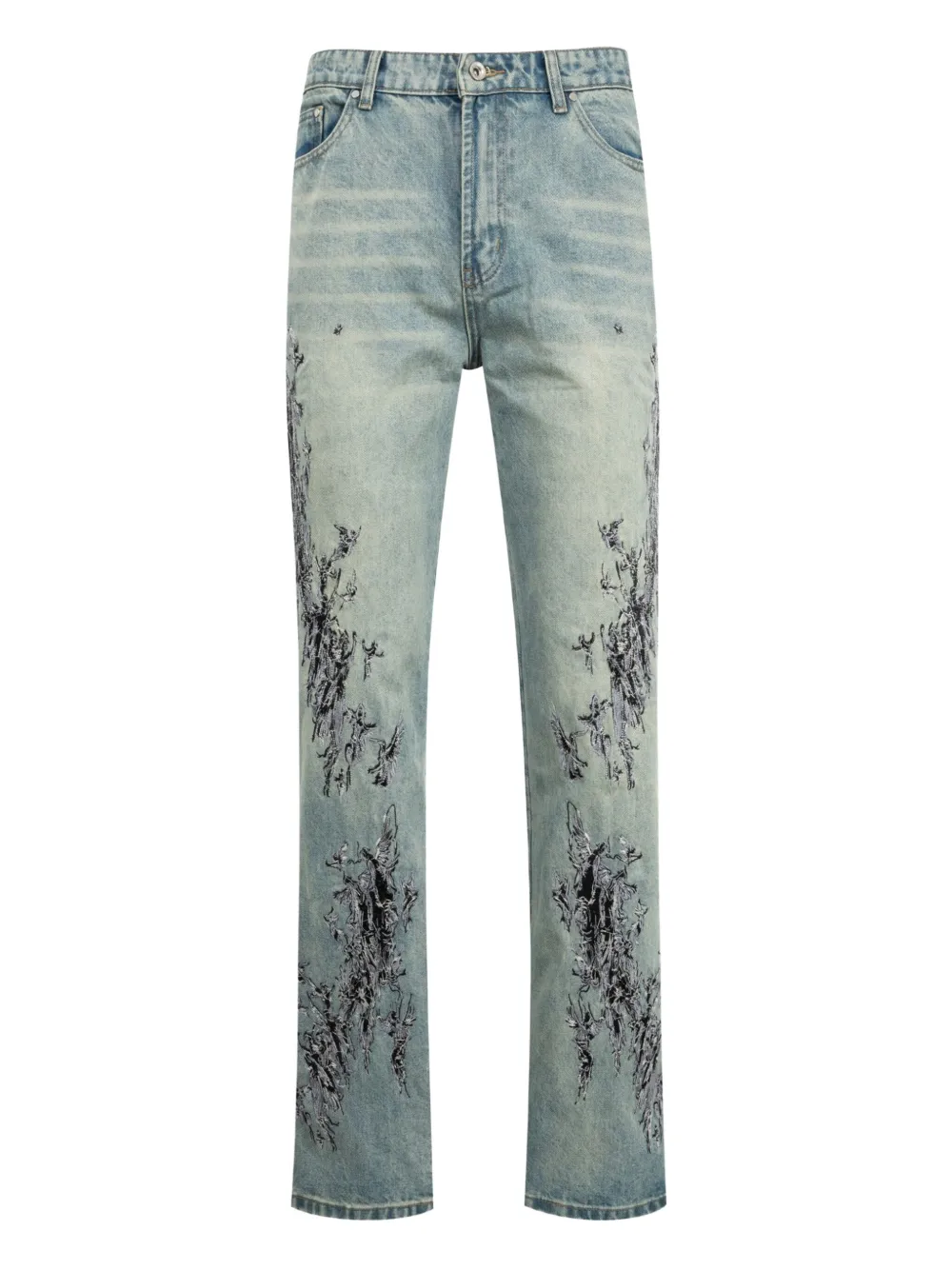 Поцарапанные хлопковые джинсы Who Decides War, синий
Поцарапанные хлопковые джинсы Who Decides War, синий