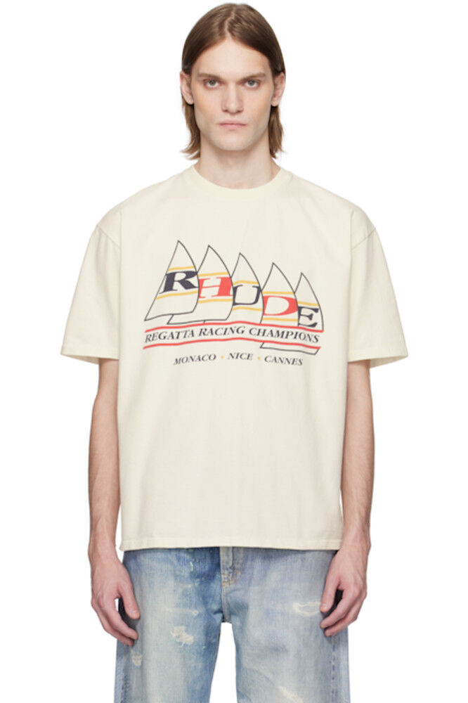 Футболка чемпионов регаты Off-White 'Rhude'
Футболка чемпионов регаты Off-White 'Rhude'
