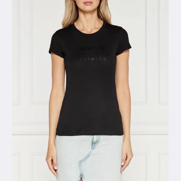 Облегающая футболка Armani Exchange, черный
Облегающая футболка Armani Exchange, черный