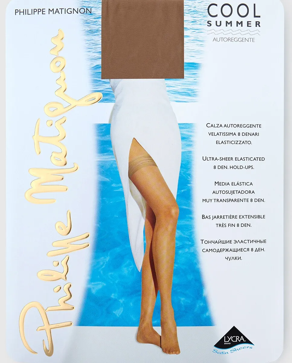 Женские летние самонесущие колготки Philippe Matignon плотностью 8 ден, цвет Natural
Женские летние самонесущие колготки Philippe Matignon плотностью 8 ден, цвет Natural