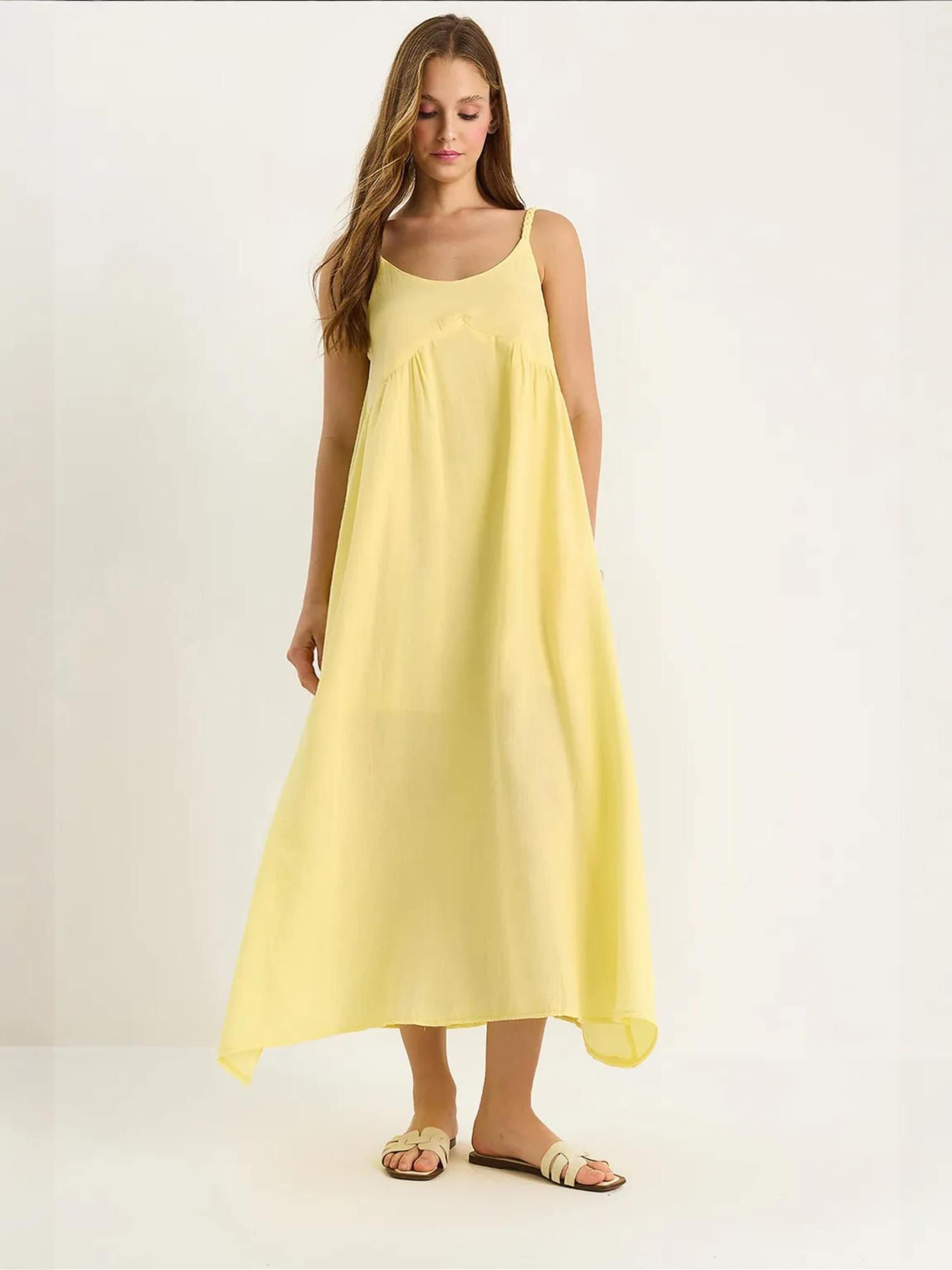 Bianco Lucci Платье лимонно-желтого цвета
Bianco Lucci Платье лимонно-желтого цвета