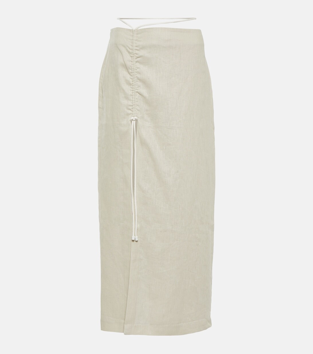 Льняная юбка миди Musee с запахом SIR, бежевый
Льняная юбка миди Musee с запахом SIR, бежевый
