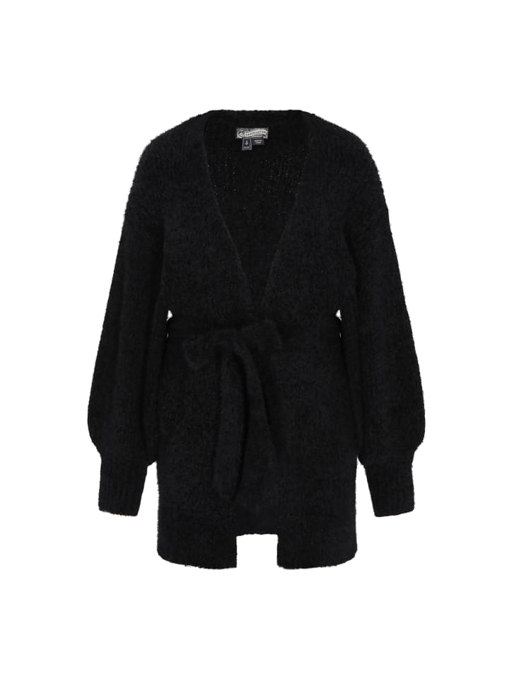 Женский кардиган черного цвета DreiMaster Vintage
Женский кардиган черного цвета DreiMaster Vintage
