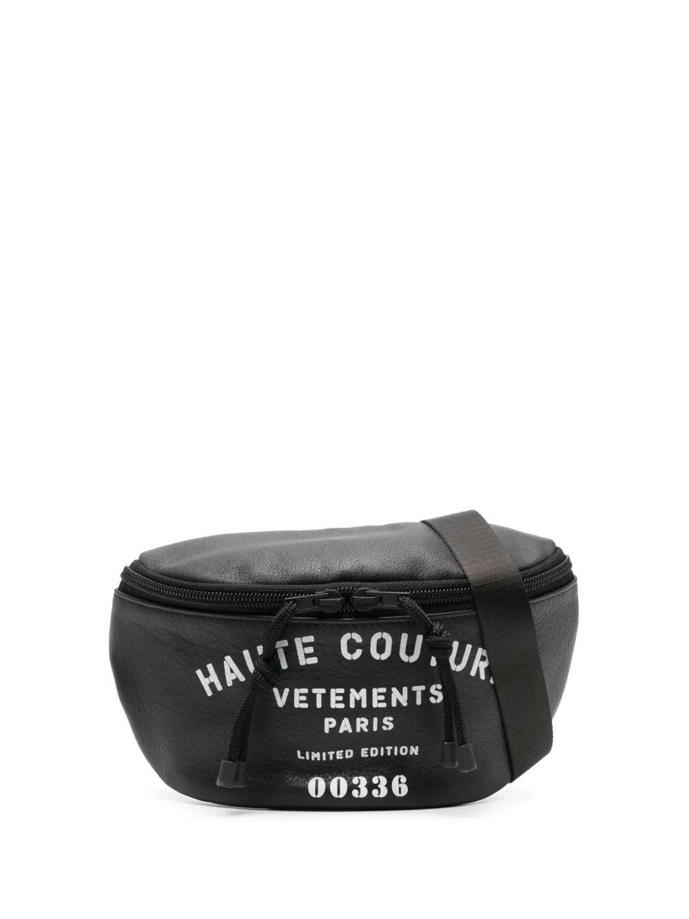 Поясная сумка с логотипом VETEMENTS, черный
Поясная сумка с логотипом VETEMENTS, черный