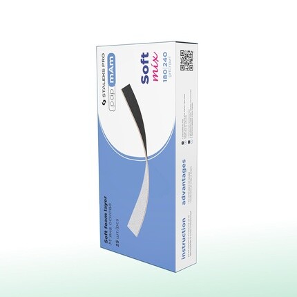 Файлы-файлы мягкие двухсторонние сменные STALEKS EXPERT papmAm DFCEMIX-20-180/240, зернистость 180/240 
Файлы-файлы мягкие двухсторонние сменные STALEKS EXPERT papmAm DFCEMIX-20-180/240, зернистость 180/240