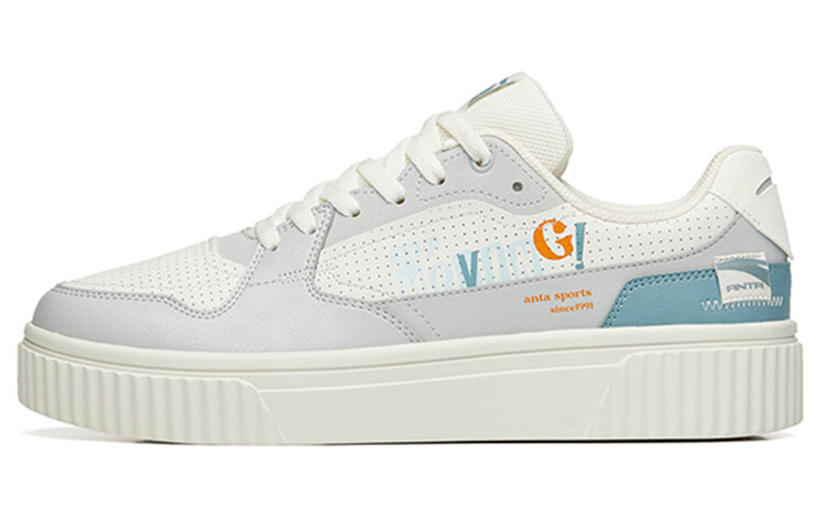 Кроссовки для скейтбординга мужские с низким верхом цвета слоновой кости/серый/серый Anta
Кроссовки для скейтбординга мужские с низким верхом цвета слоновой кости/серый/серый Anta