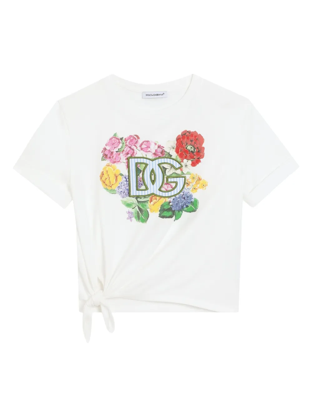 Футболка с цветочным принтом Dolce & Gabbana Kids, белый
Футболка с цветочным принтом Dolce & Gabbana Kids, белый