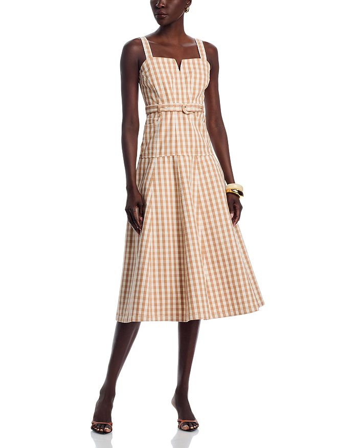 Тини Деним Платье в клетку Cinq à Sept, коричневый
Тини Деним Платье в клетку Cinq à Sept, коричневый