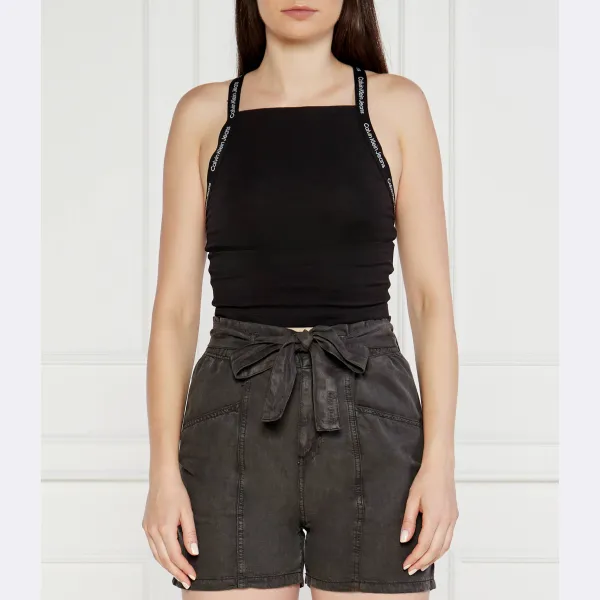 Облегающий топ Calvin Klein, черный
Облегающий топ Calvin Klein, черный