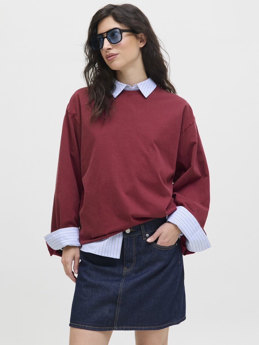 Топ JJXX JXANDREA LOOSE TEE, Cabernet/Dark Red
Топ JJXX JXANDREA LOOSE TEE, Cabernet/Dark Red