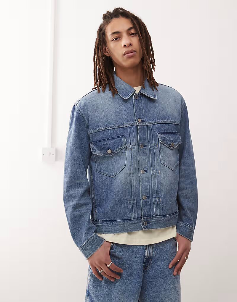 Свободная джинсовая куртка Weekday со складками спереди синего цвета, Синий, Свободная джинсовая куртка Weekday со складками спереди синего цвета
Свободная джинсовая куртка Weekday со складками спереди синего цвета, Синий, Свободная джинсовая куртка Weekday со складками спереди синего цвета