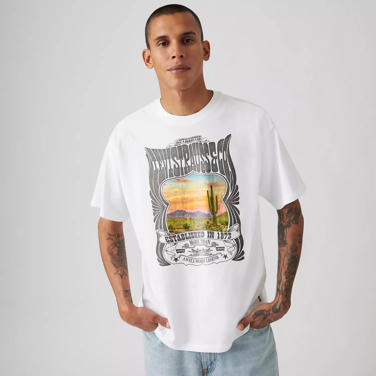 Футболка с графическим принтом Vintage Fit Levi's, цвет Levis Canyon Poster - White
Футболка с графическим принтом Vintage Fit Levi's, цвет Levis Canyon Poster - White