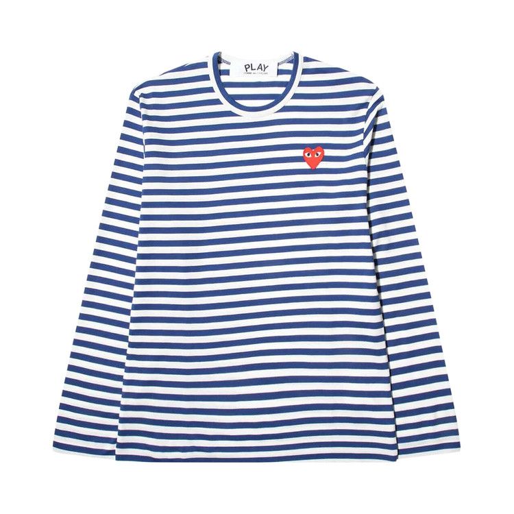 Футболка Comme des Garçons PLAY Striped T-Shirt, Blue/White
Футболка Comme des Garçons PLAY Striped T-Shirt, Blue/White