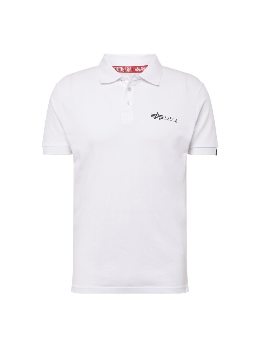 Рубашка поло ALPHA INDUSTRIES Shirt, белый 
Рубашка поло ALPHA INDUSTRIES Shirt, белый