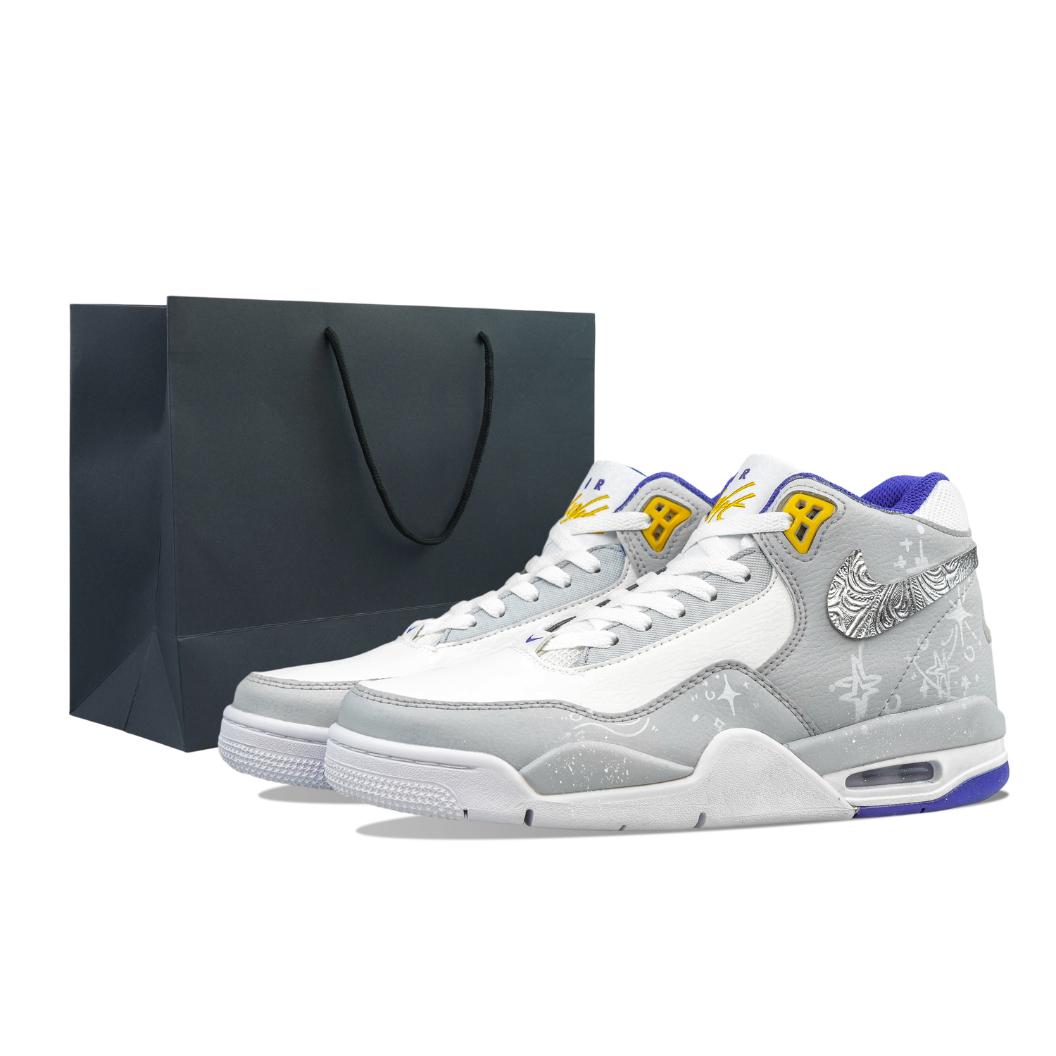 Легкие кроссовки мужские баскетбольные mid top с технологией Flight Legacy Cushion, износостойкие, винтажные, серо-белые Nike, серебряный серый
Легкие кроссовки мужские баскетбольные mid top с технологией Flight Legacy Cushion, износостойкие, винтажные, серо-белые Nike, серебряный серый