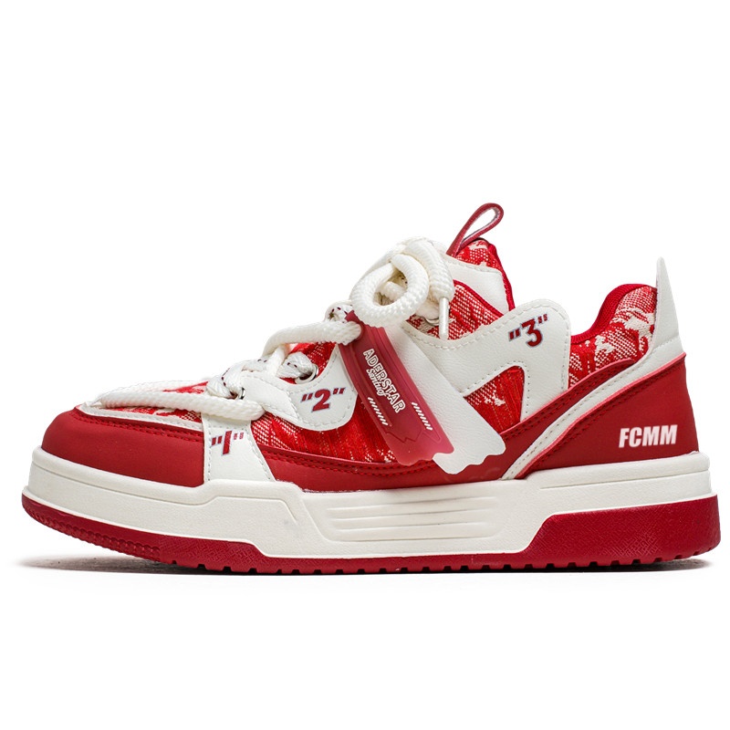 FCMM Кроссовки для скейтборда с амортизацией Coverage мужские низкие бело-красные, цвет White Red
FCMM Кроссовки для скейтборда с амортизацией Coverage мужские низкие бело-красные, цвет White Red