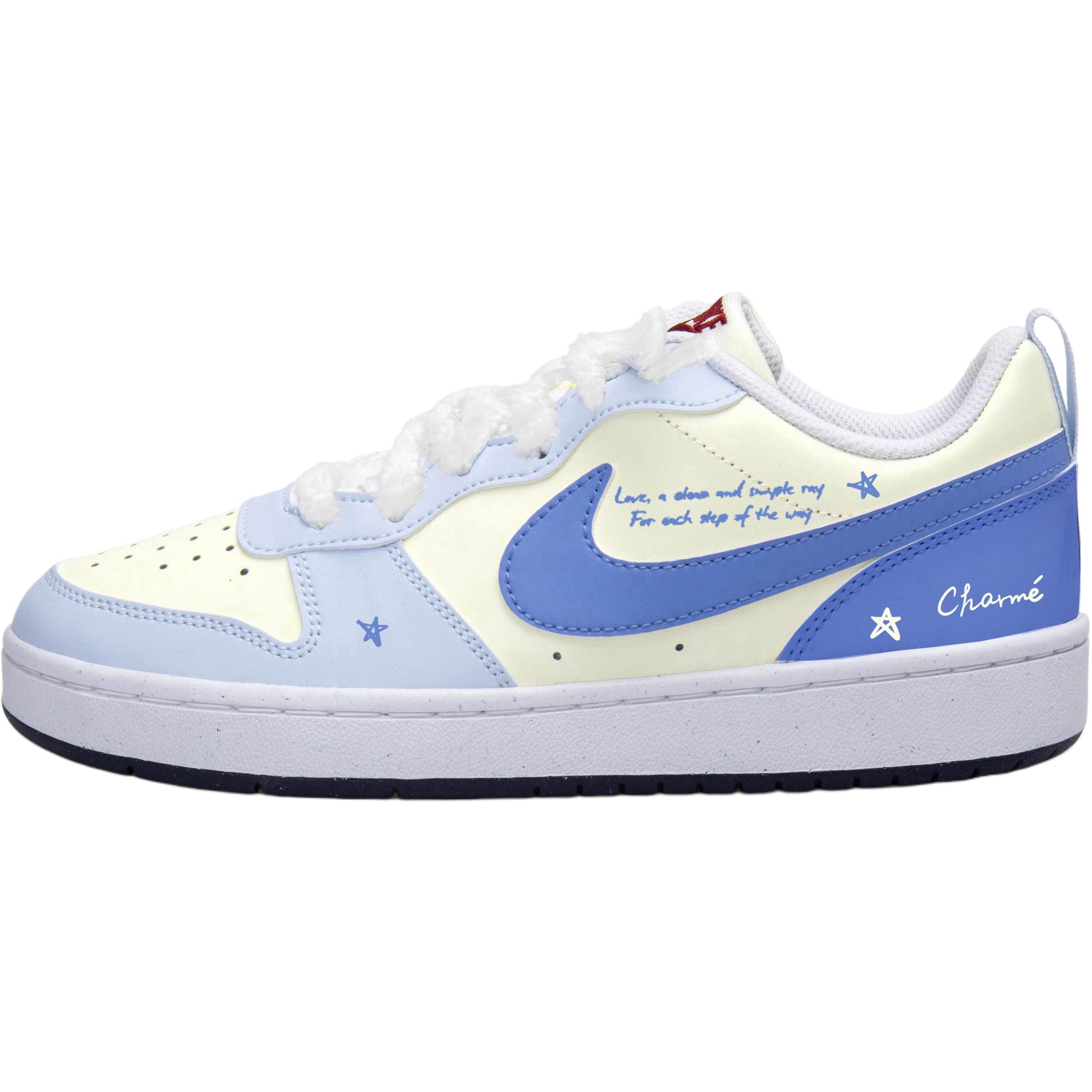 Nike Court Borough 2 Low top Skateboard Shoes Beige Blue для подростков
Nike Court Borough 2 Low top Skateboard Shoes Beige Blue для подростков