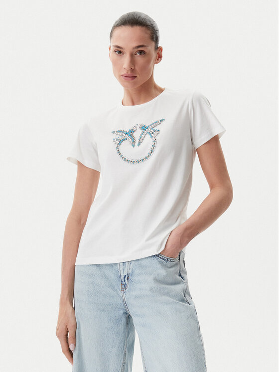 Футболка обычного кроя Quentin 100535 A2G7 Pinko, белый
Футболка обычного кроя Quentin 100535 A2G7 Pinko, белый