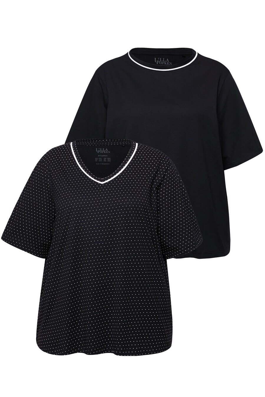 Пижамный топ Ulla Popken Pajama Shirt, черный
Пижамный топ Ulla Popken Pajama Shirt, черный