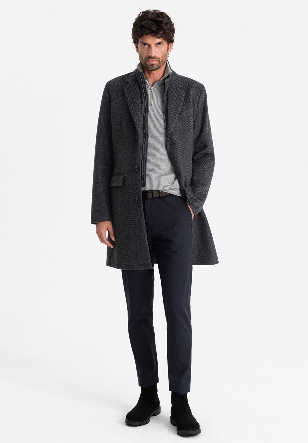 Короткое пальто Ombre, темно-серый
Короткое пальто Ombre, темно-серый