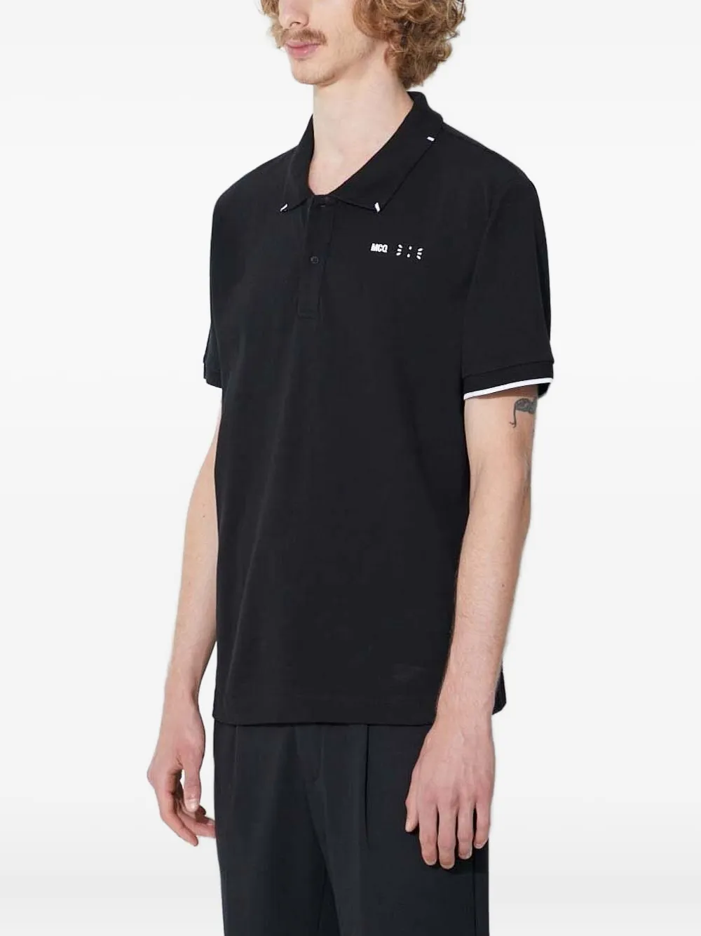 Рубашка-поло с логотипом MCQ, черный
Рубашка-поло с логотипом MCQ, черный