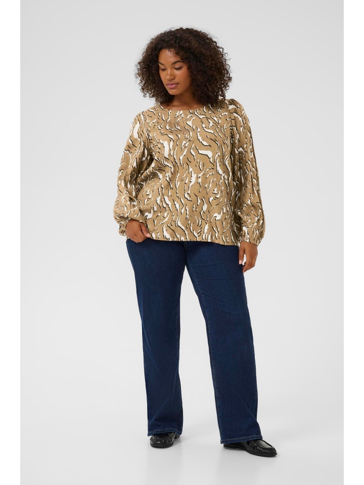 KAFFE curve Блузка с длинными рукавами KCmilina, стандартный крой, цвет «Жареный кокос», с графическим принтом «Анималистичный принт»
KAFFE curve Блузка с длинными рукавами KCmilina, стандартный крой, цвет «Жареный кокос», с графическим принтом «Анималистичный принт»