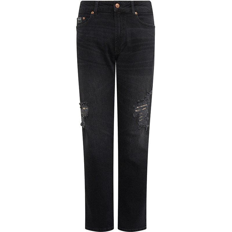 Джинсы скинни с нашивкой логотипа VERSACE JEANS COUTURE, черный
Джинсы скинни с нашивкой логотипа VERSACE JEANS COUTURE, черный