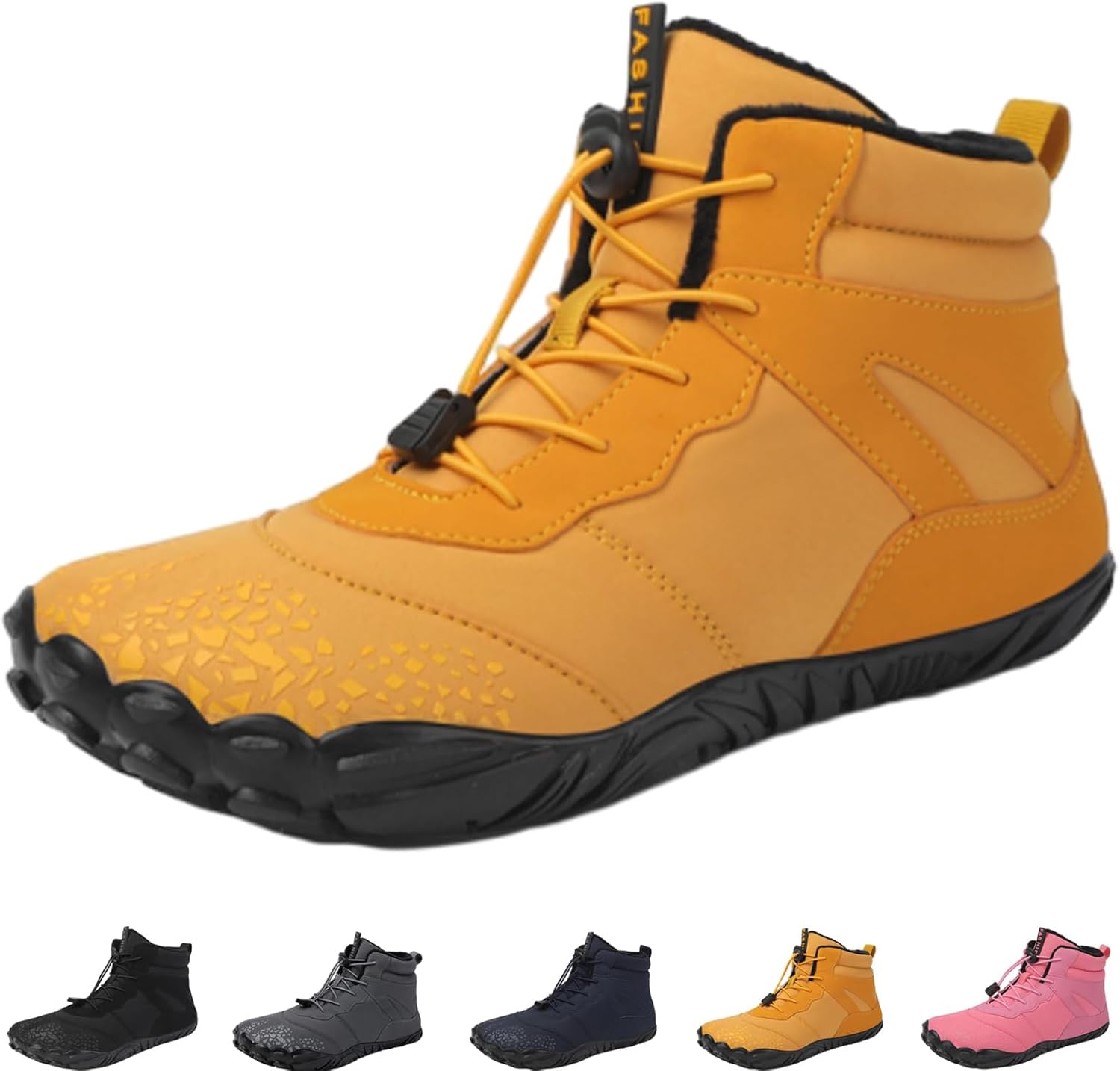 Зимние походные босоножки для женщин и мужчин, водонепроницаемые походные туфли с широким носком, минималистичные теплые ботинки на снег с нулевым каблуком, обувь на каждый день Zureto, желтый
Зимние походные босоножки для женщин и мужчин, водонепроницаемые походные туфли с широким носком, минималистичные теплые ботинки на снег с нулевым каблуком, обувь на каждый день Zureto, желтый