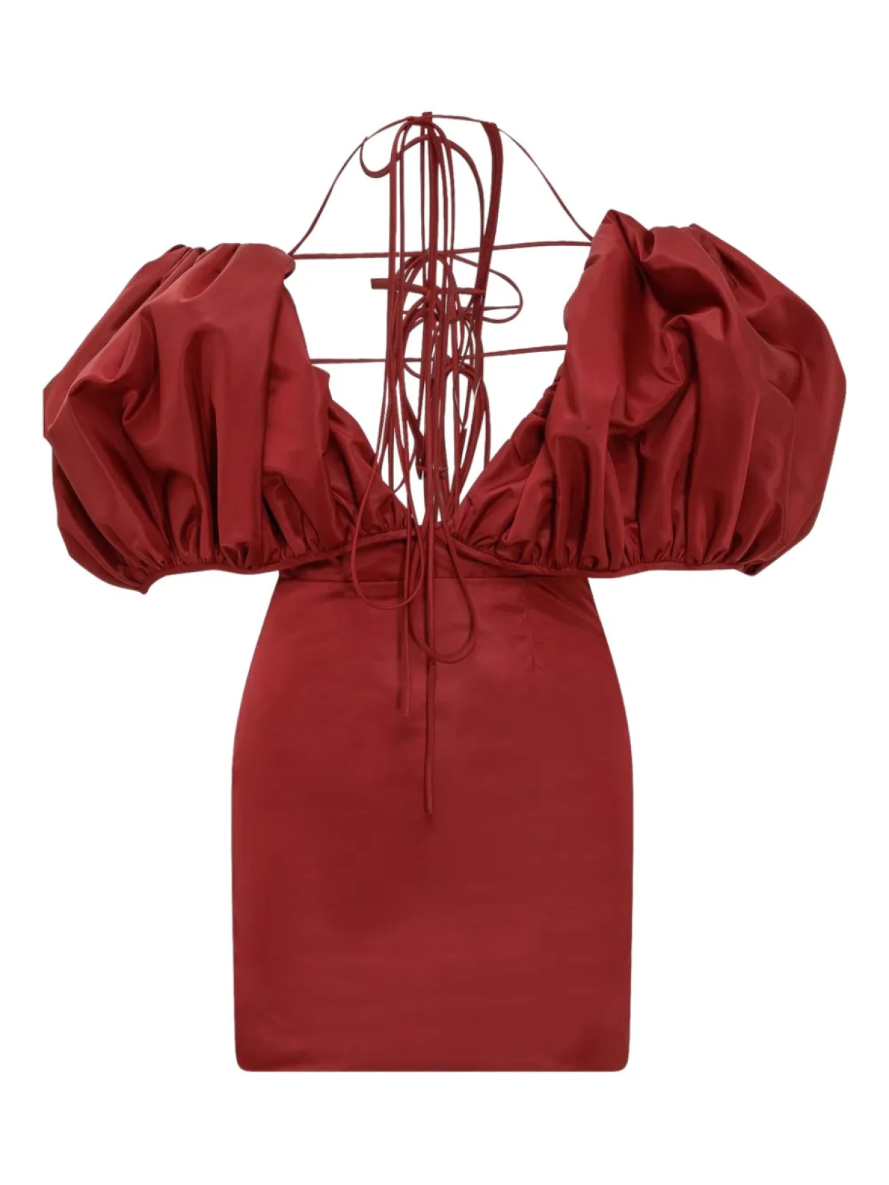 Платье миди с рукавами-фонариками LaQuan Smith, красный
Платье миди с рукавами-фонариками LaQuan Smith, красный